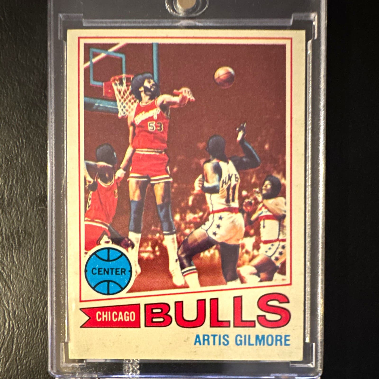Topps 1977-78 Artis Gilmore Chicago Bulls #115 White Back Basketball Card