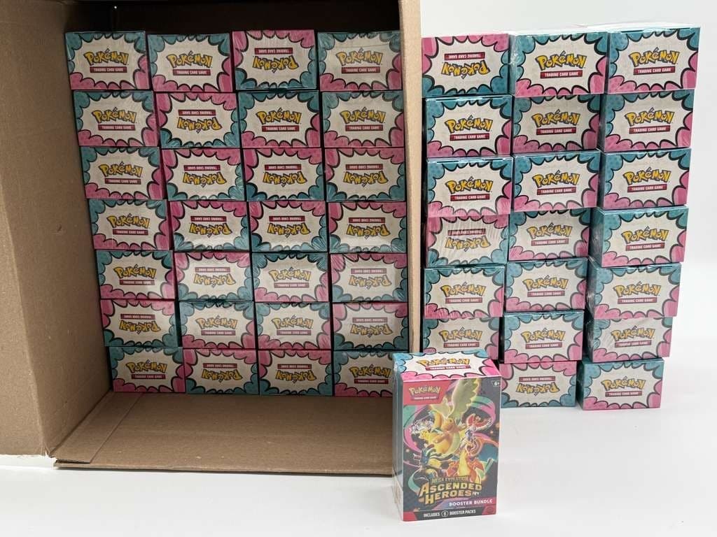 Lot of (50) Pokemon TCG ME02.5 Ascended Heroes Booster Bundles SEALED