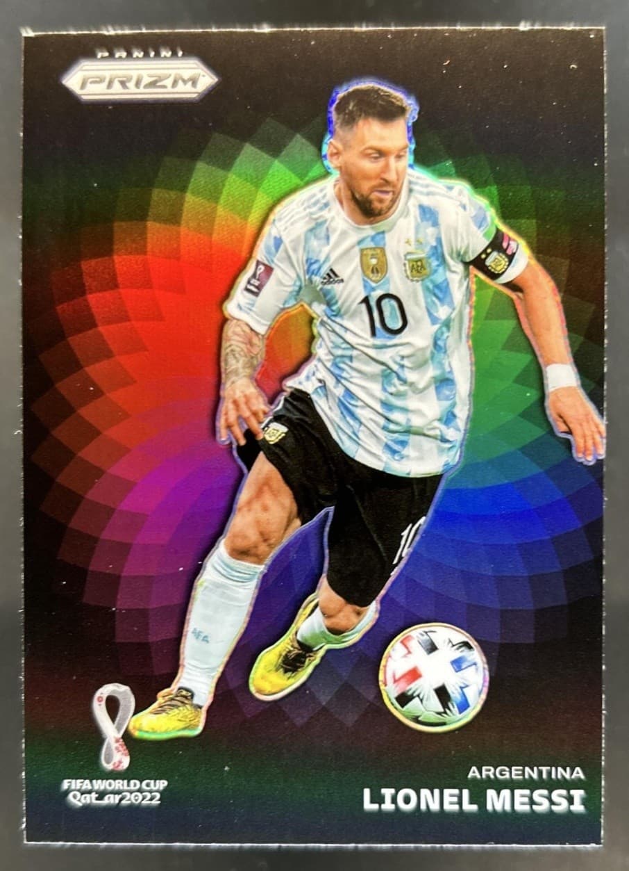 2022-23 Panini Prizm World Cup Lionel Messi Color Wheel SP #1 Argentina