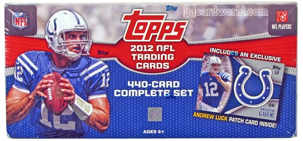 2012 Topps Football Factory Set Andrew Luck Rookie Patch!