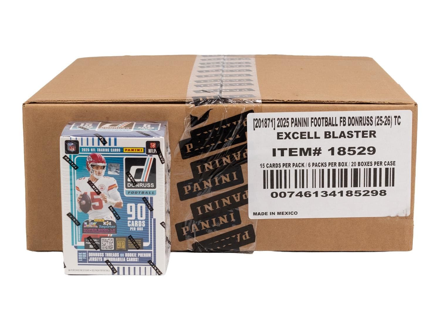 2025 PANINI DONRUSS FOOTBALL 6-PACK BLASTER 20-BOX CASE (RED HOT ROOKIES!)