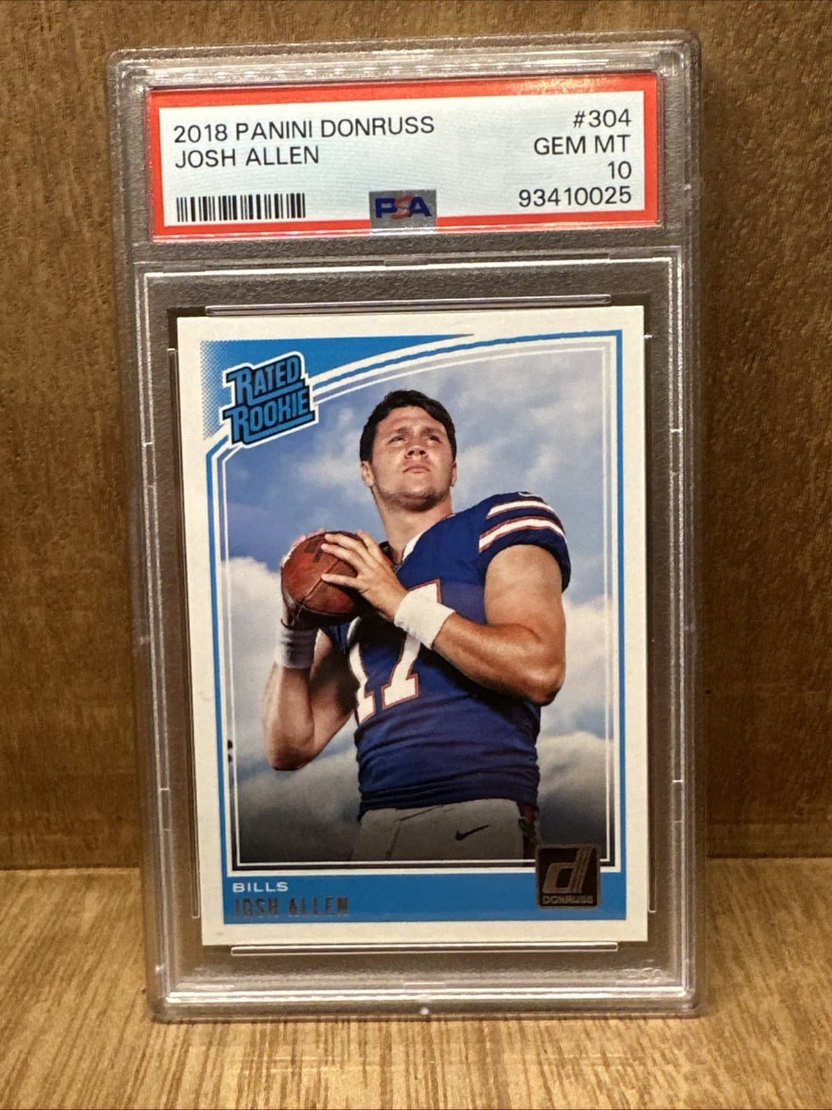 2018 Panini Donruss Josh Allen #304 GEM-MT PSA 10 Rookie RC