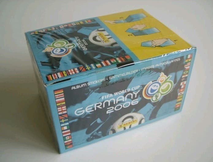 Panini World Cup 2006 Box 100 BAGS ORIGINAL BOX Vintage Legend Messi Ronaldo Rookie Hit