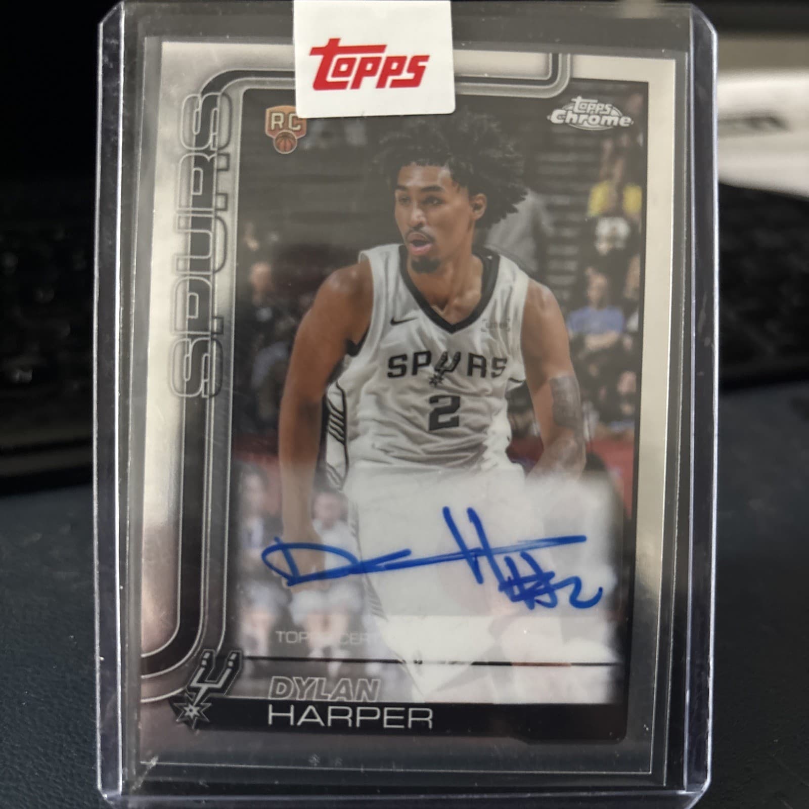 2025-26 Topps Chrome - Rookie Autographs Dylan Harper #TCAR-DH (AU, RC)