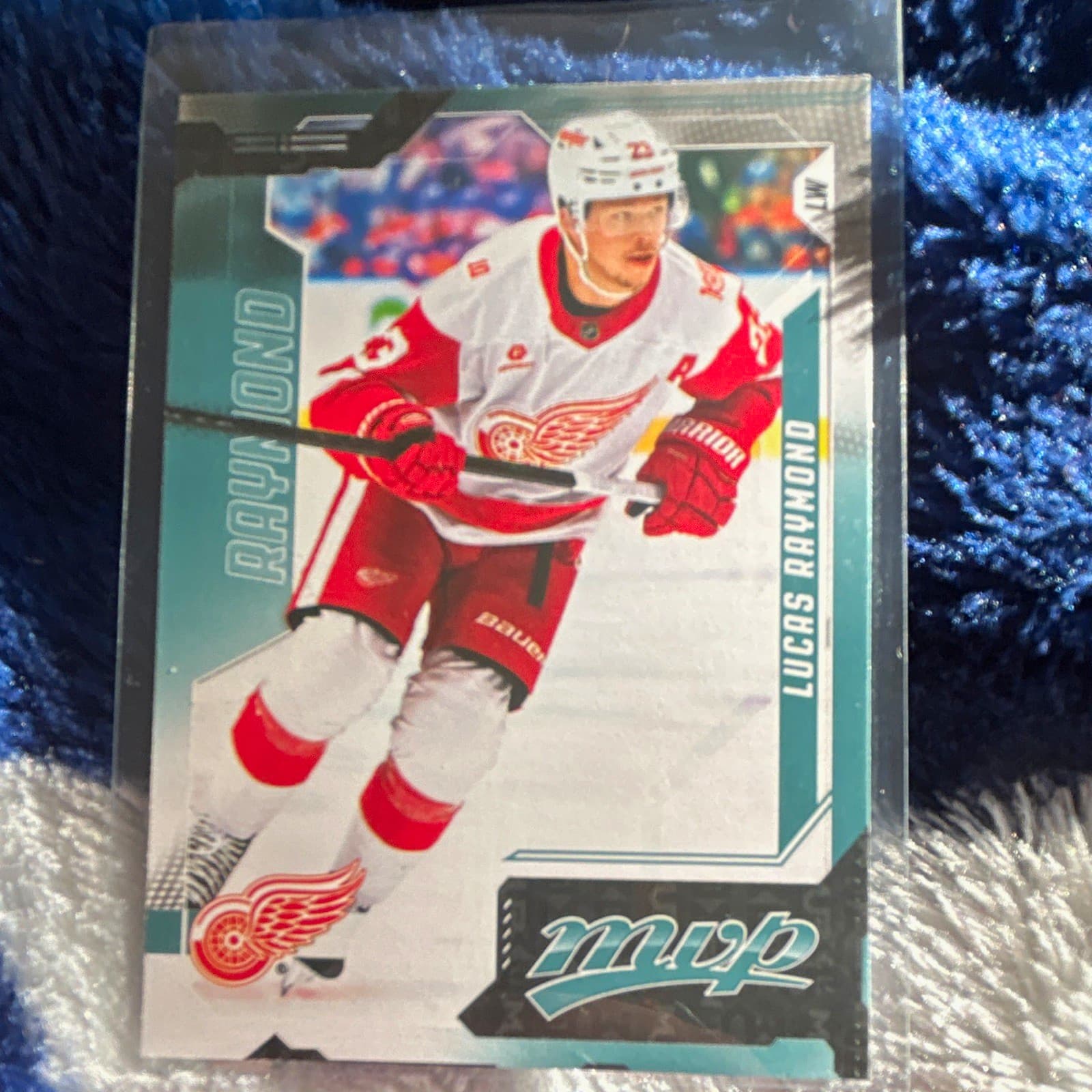Upper Deck 2025-26 MVP Hockey Lucas Raymond Base Set #123 Red Wings NHL