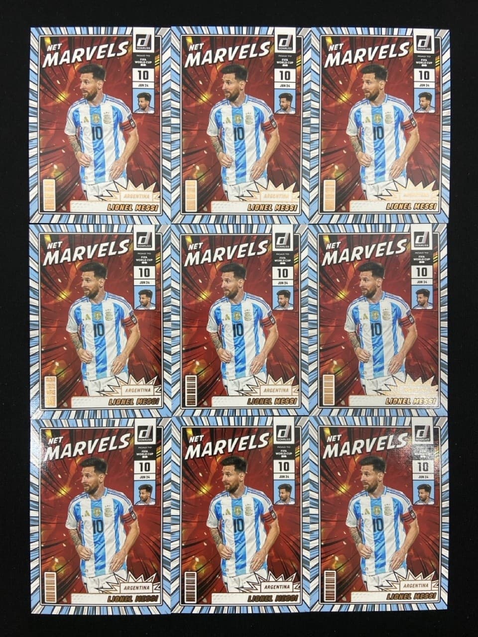 Lionel Messi 2025-26 Panini Donruss Road to FIFA World Cup Net Marvels #21 Lot 9