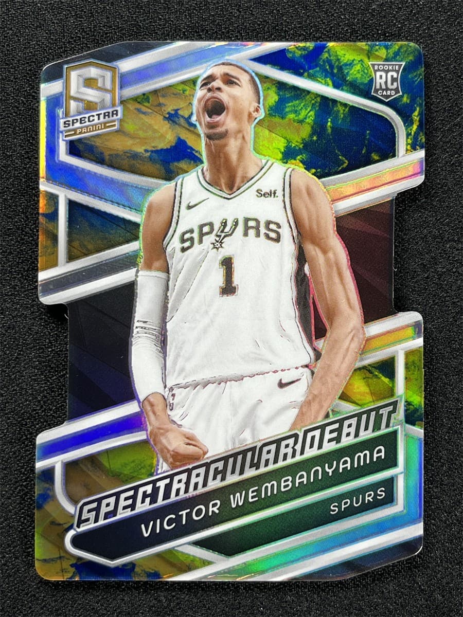 1/8 JSY# 1/1 ! 2023-24 Spectra Victor Wembanyama Spectracular RC Lucky Envelopes
