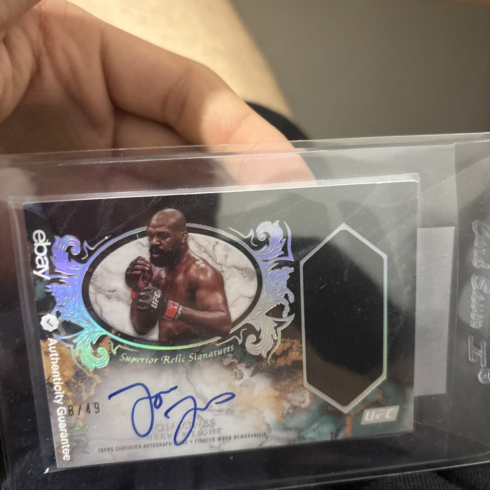 Topps 2025 Royalty UFC Jon Jones Superior Relic Signatures Auto /49