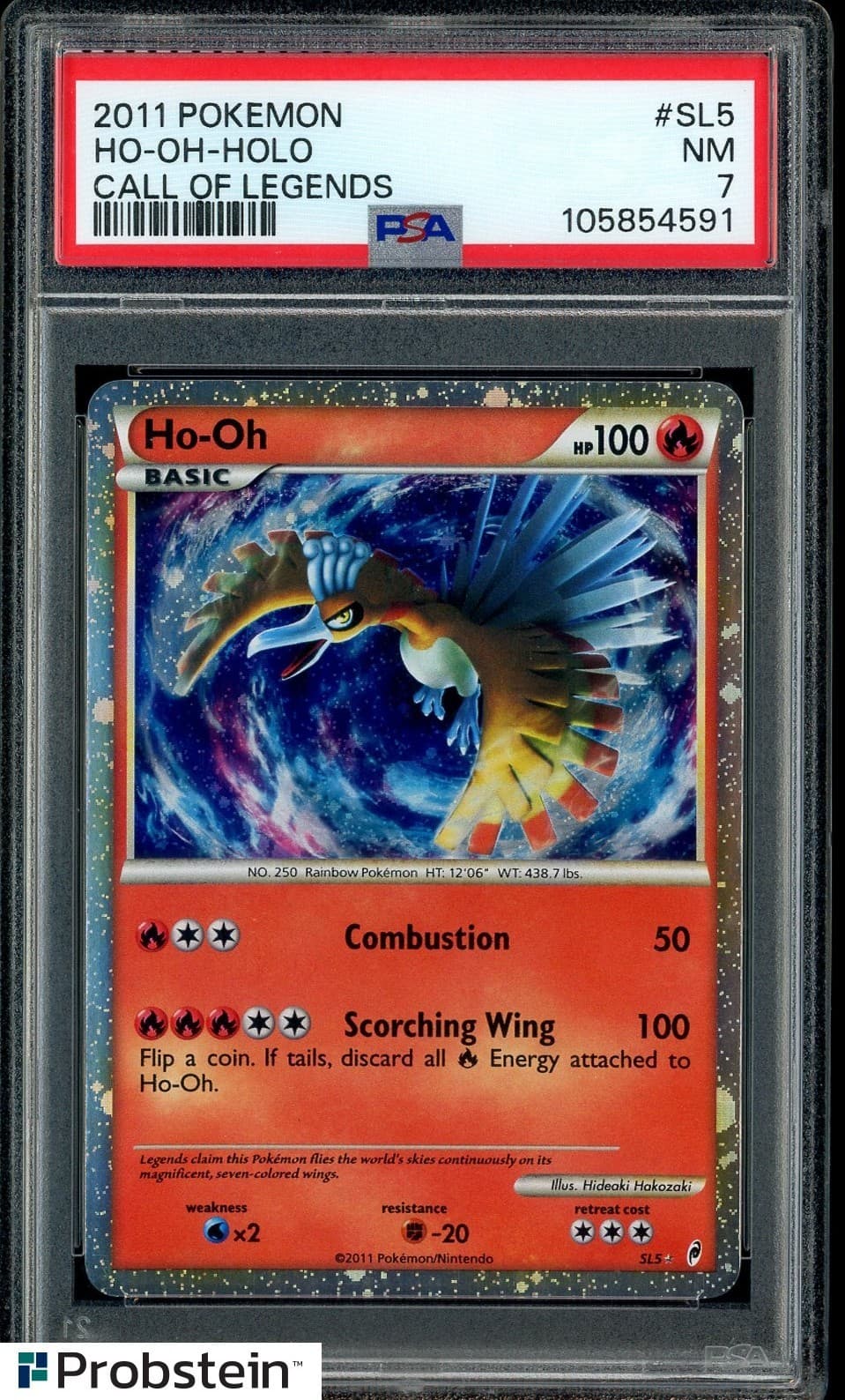 2011 Pokemon Call of Legends #Sl5 Ho-Oh Holo Psa 7 Nm