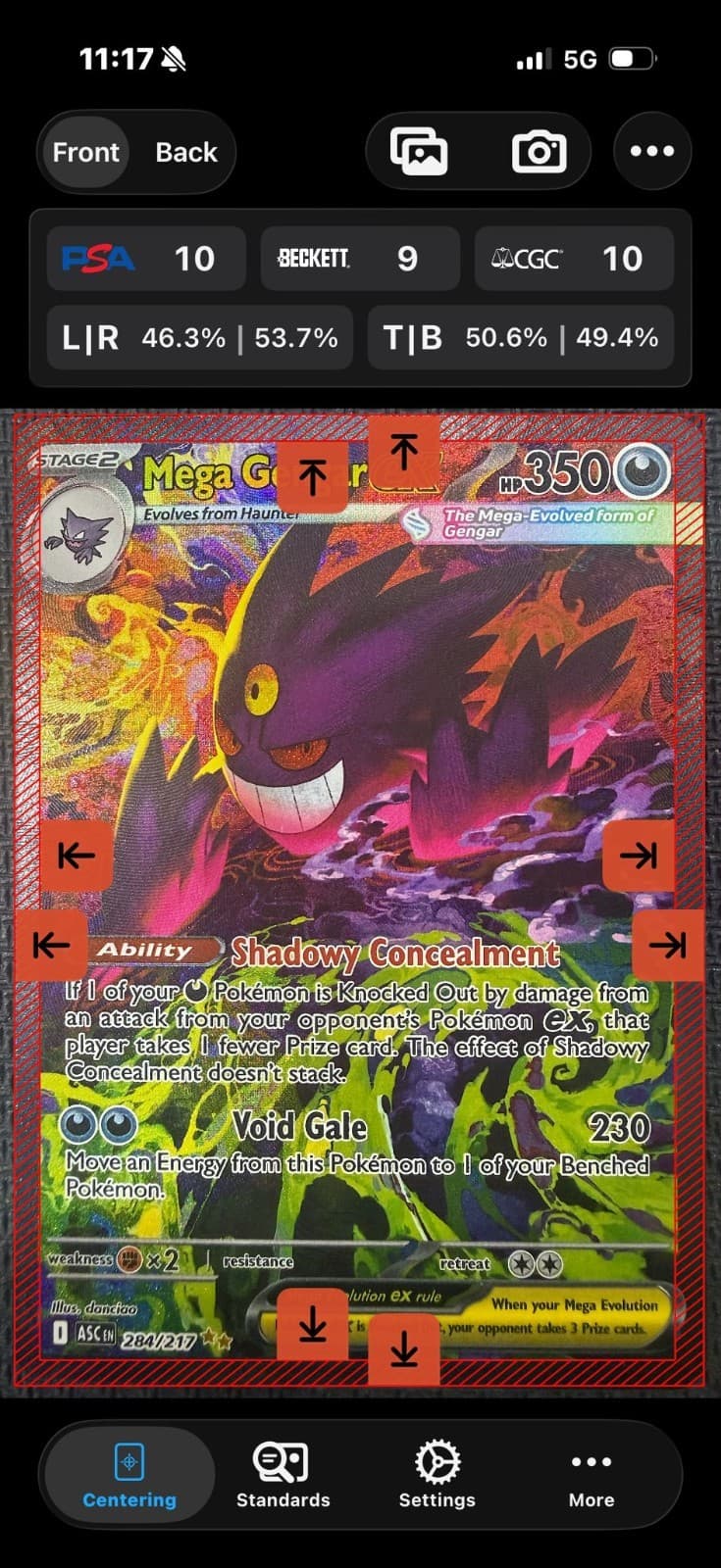 Potential PSA 10 Mega Gengar ex - 284/217 - Ascended Heroes -  Pokemon TCG