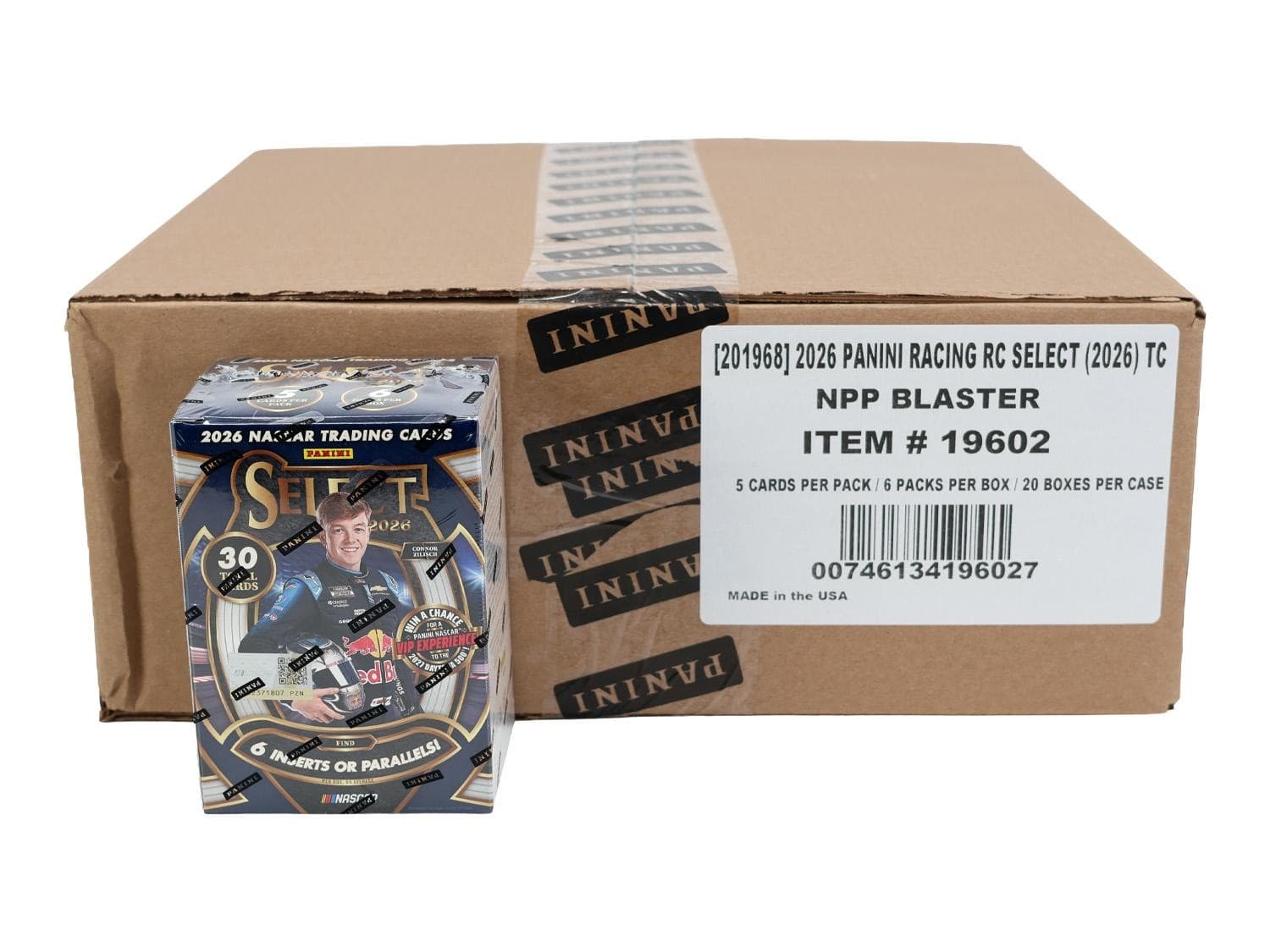 2026 Panini Select Nascar Racing Blaster 20-Box Case