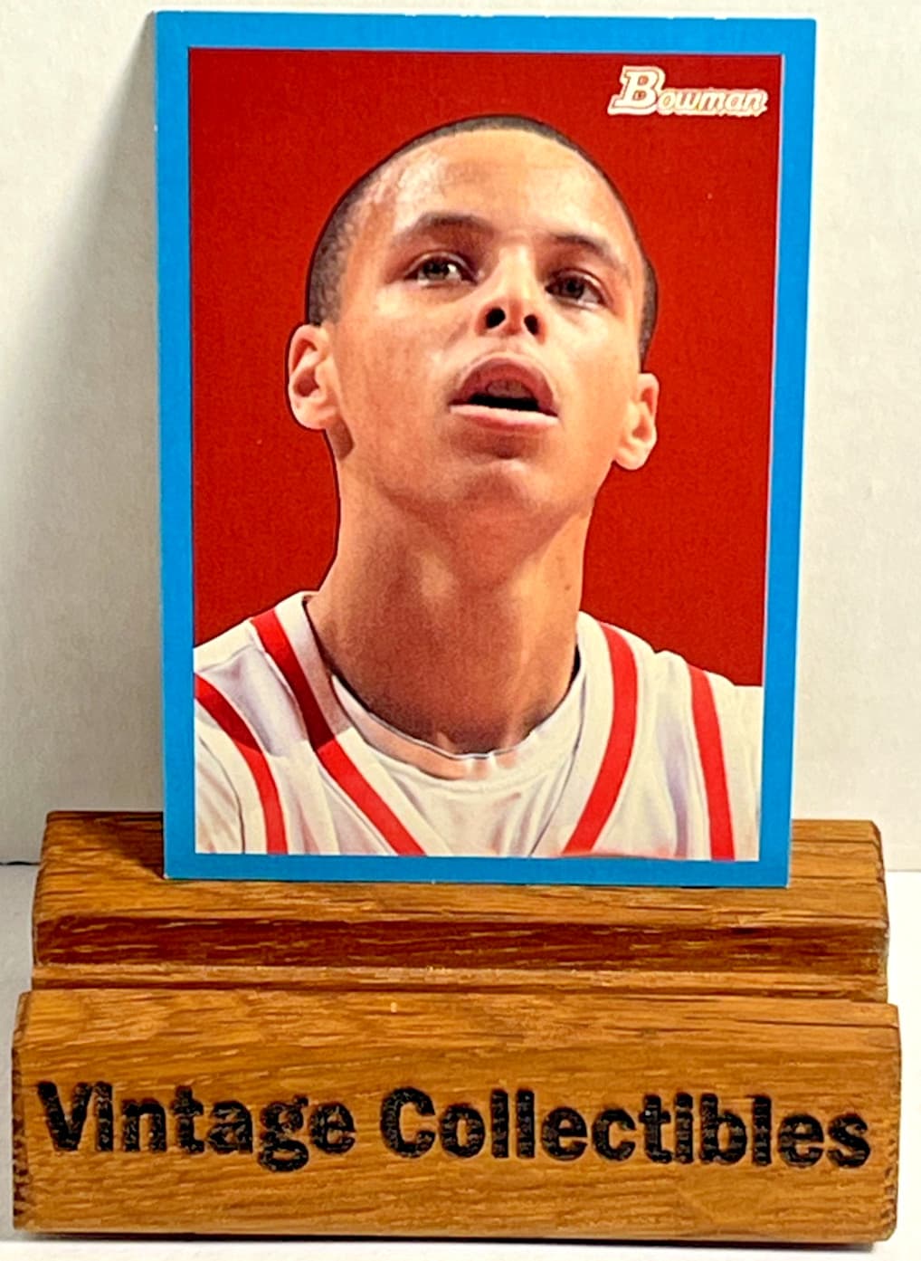 2009-10 Bowman 48 Style Rookie Blue Border #106 Stephen Curry No /1948 BEAUTY