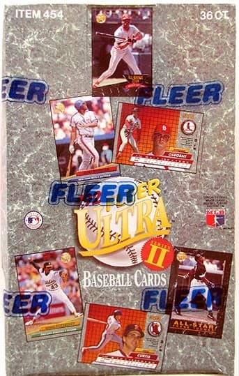 1992 Fleer Ultra Series 2 Baseball Hobby Box
