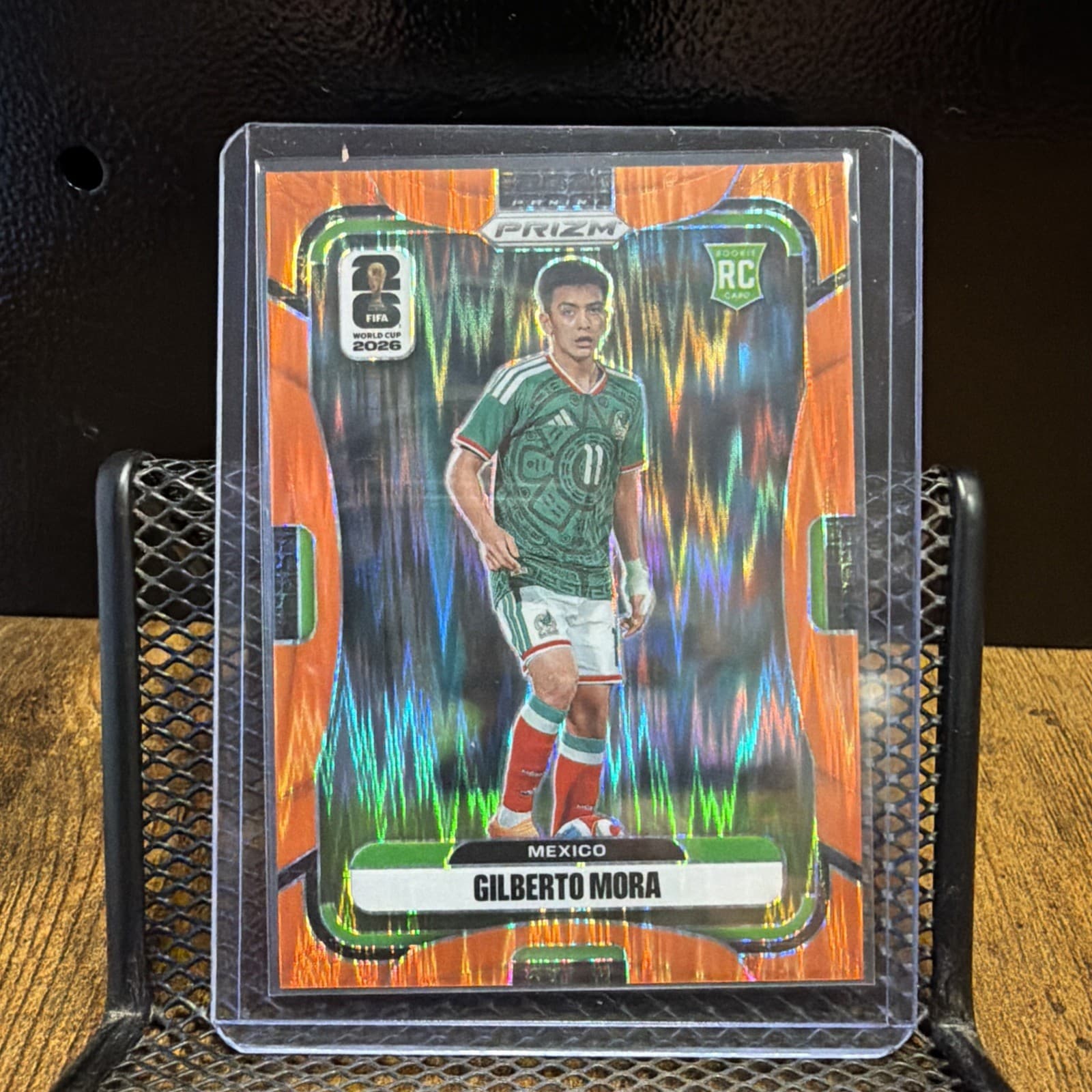 2026 Panini Prizm World Cup Gilberto Mora #290 Rookie RC Orange Flash /315