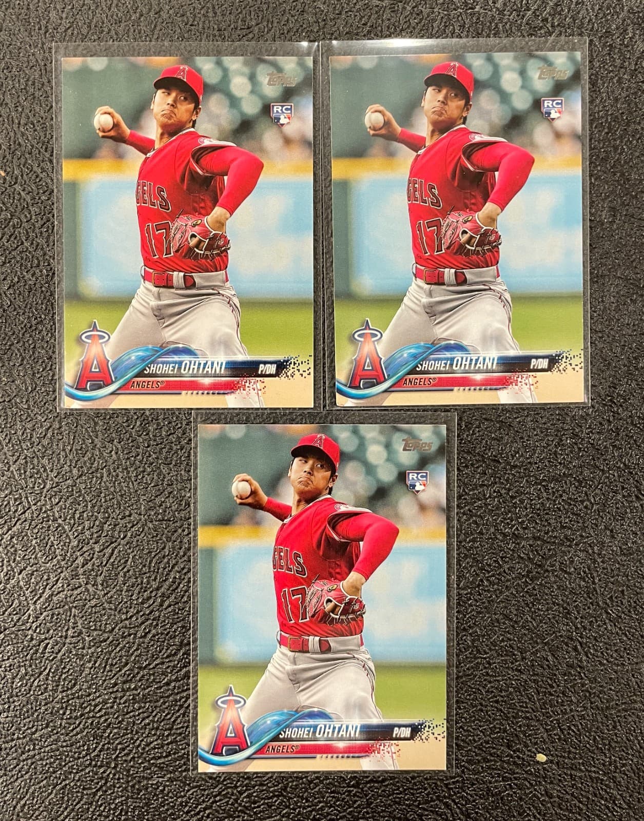 3-CARD RC LOT: RARE SHOHEI OHTANI 2018 Topps Update #US1 NM or Better