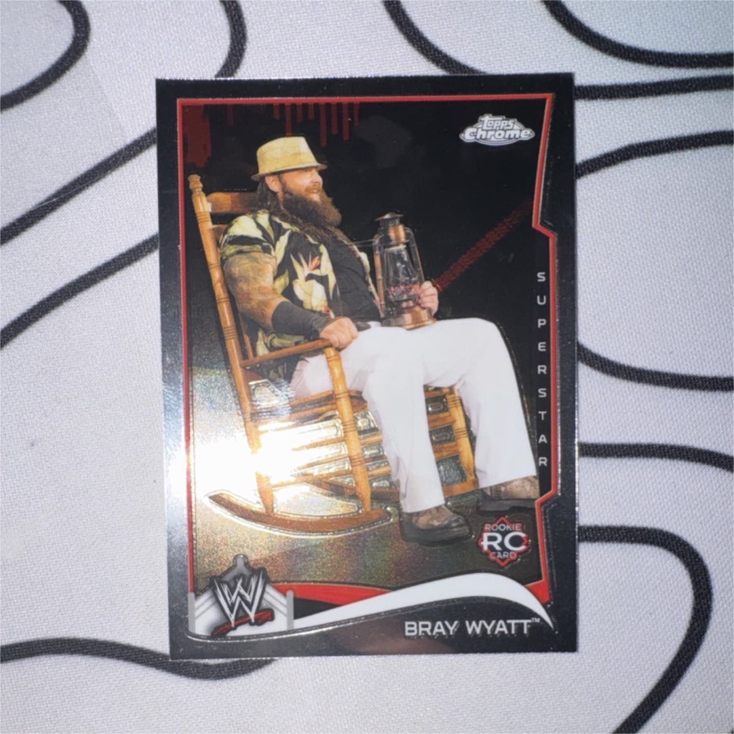 Topps 2014 Chrome WWE Bray Wyatt Rookie #6 Wrestling Card Base Set Original