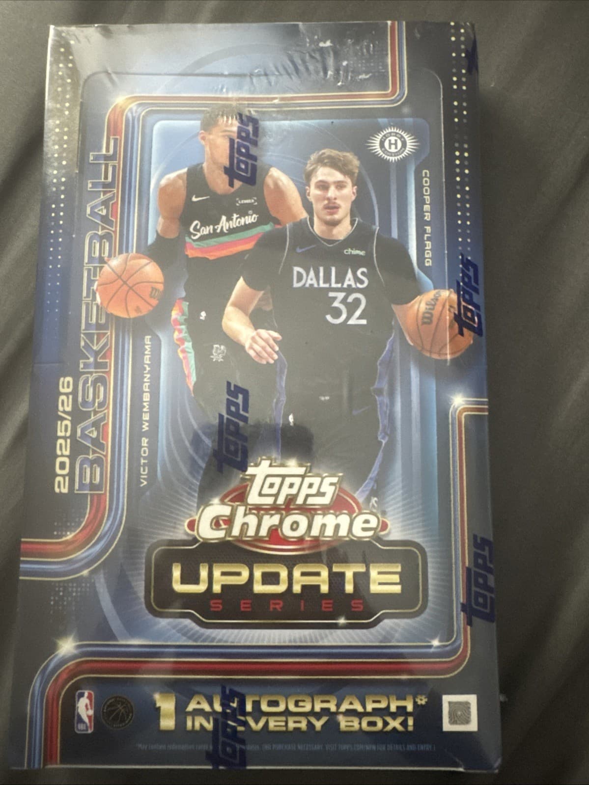 2025/26 Topps Chrome Update Basketball Hobby Box Factory Sealed