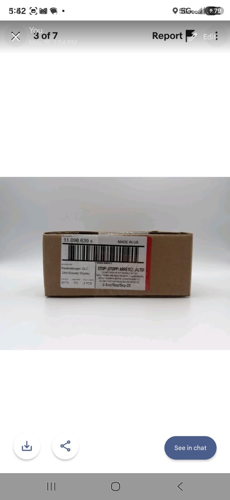 Disney Lorcana  - Fabled Set 9 EN Factory Sealed Booster Box Case (4 boxes)