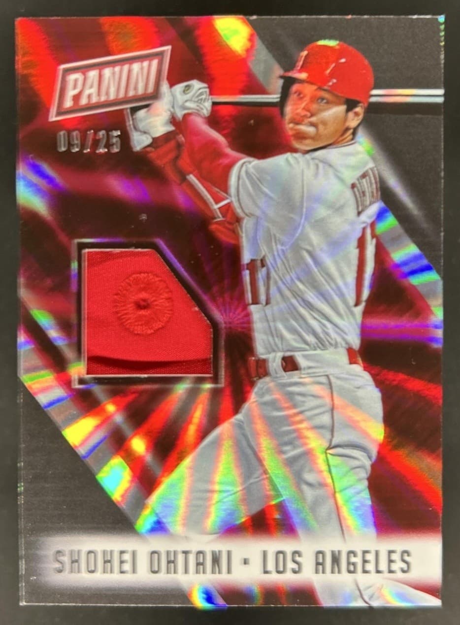 2018 Panini Black Friday Shohei Ohtani Rookie RC Rapture Patch #/25 Angels