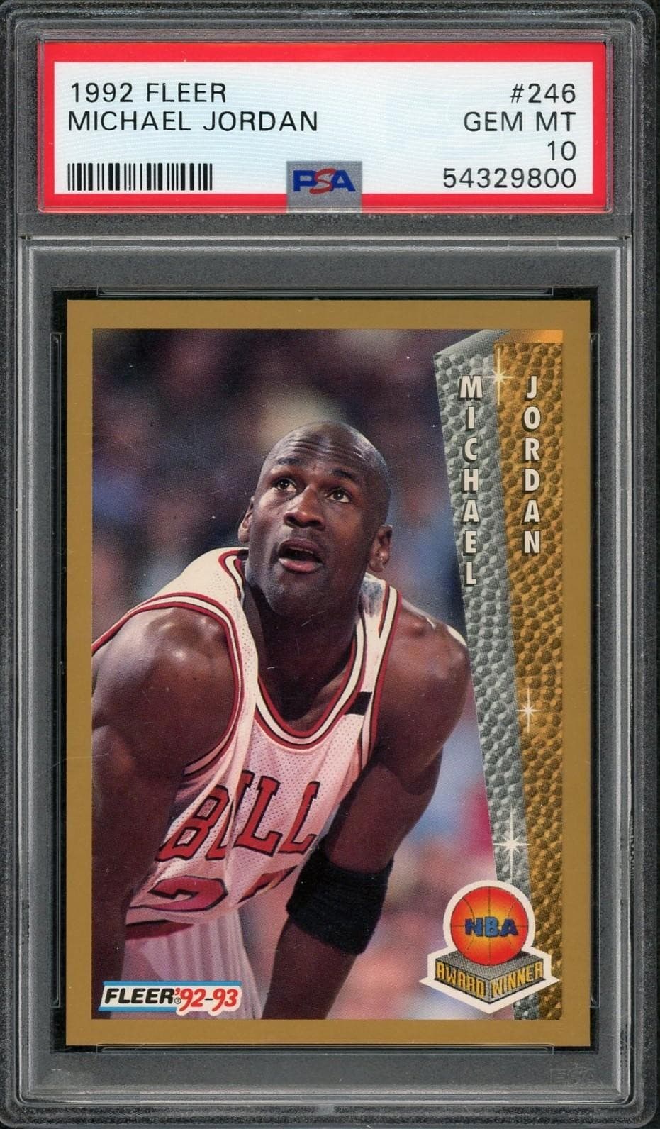 1992 Fleer Michael Jordan #246 PSA 10