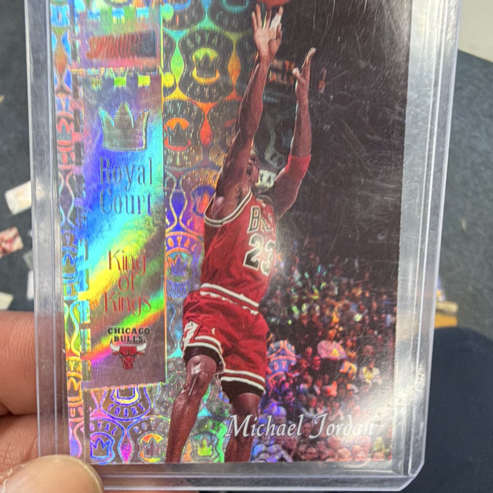 Michael Jordan 1998-99 Topps Stadium Club Royal Court King of Kings #RC9 Holo