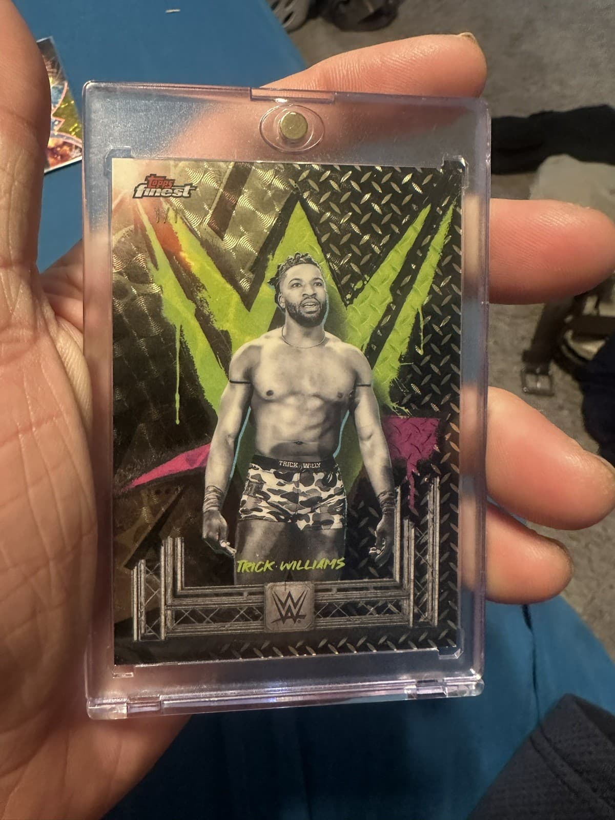 2025  WWE Topps finest Trick Williams 1/1 Superfractor Uncommon