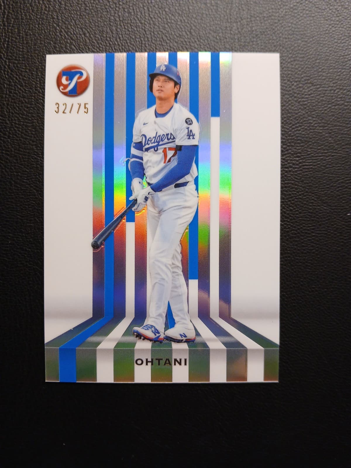 2026 Topps Pristine Spotless Shohei Ohtani Blue Refractor 32/75