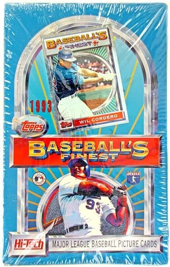 1993 Topps Finest Baseball Hobby Box