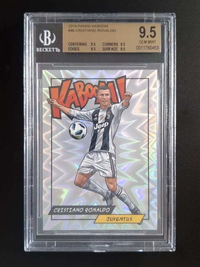 2018 Panini Rewards CRISTIANO RONALDO Kaboom! SSP Juventus #K-CR BGS 9.5
