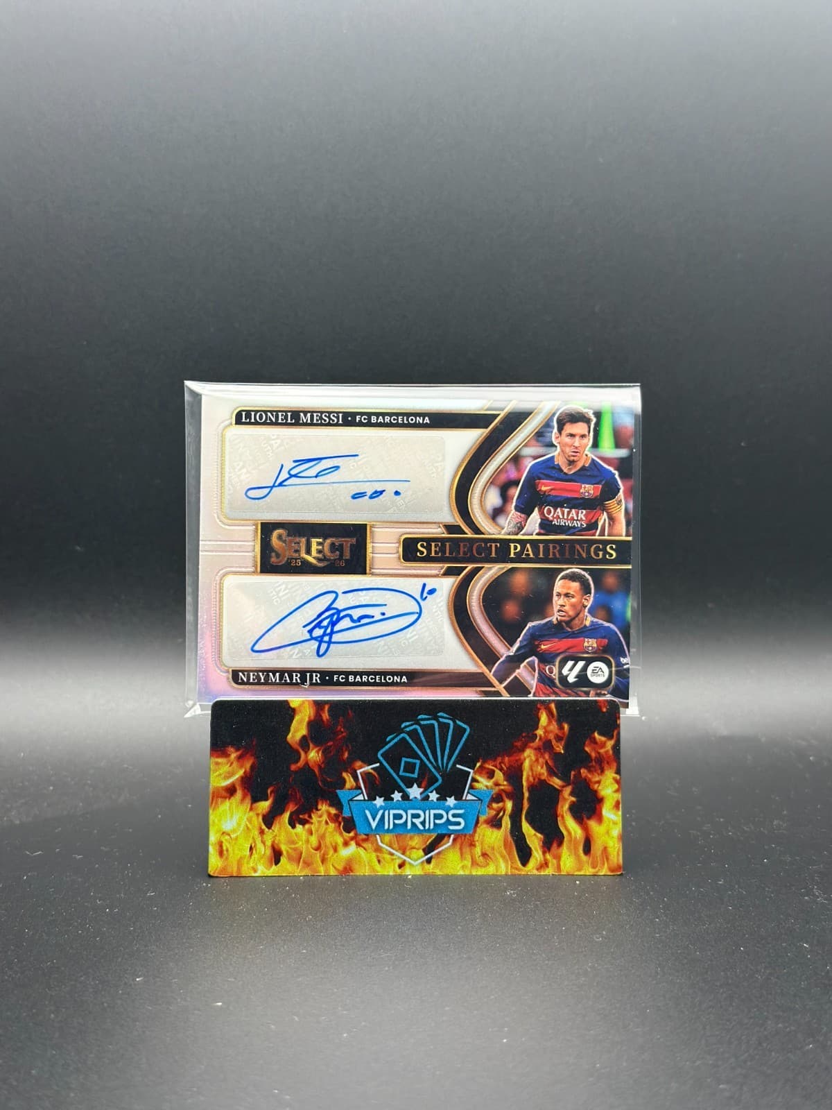 25/26 Select La Liga Lionel Messi / Neymar Jr Select Pairings Dual Autograph