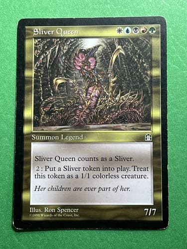 **Sliver Queen** ~Stronghold~  MTG: Magic the Gathering,  Moderately Played (MP)