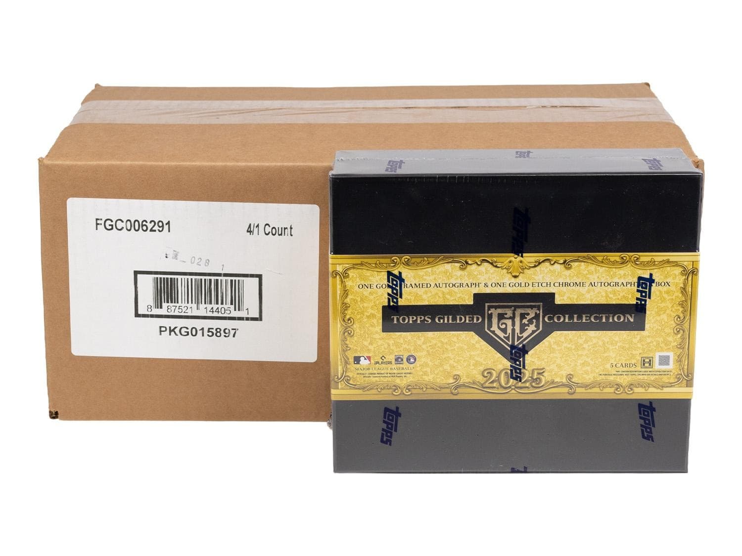 2025 TOPPS GILDED COLLECTION BASEBALL HOBBY 4-BOX CASE