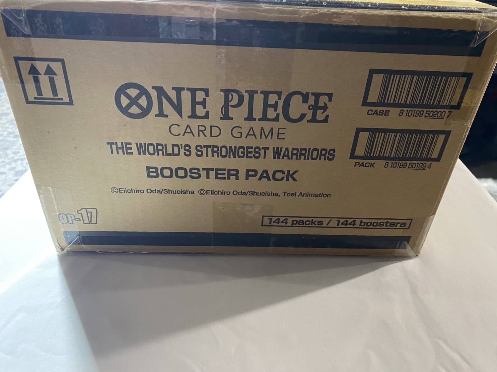 Bandai Namco One Piece Card Game OP-17 Strongest Warriors Booster Case 144 Packs