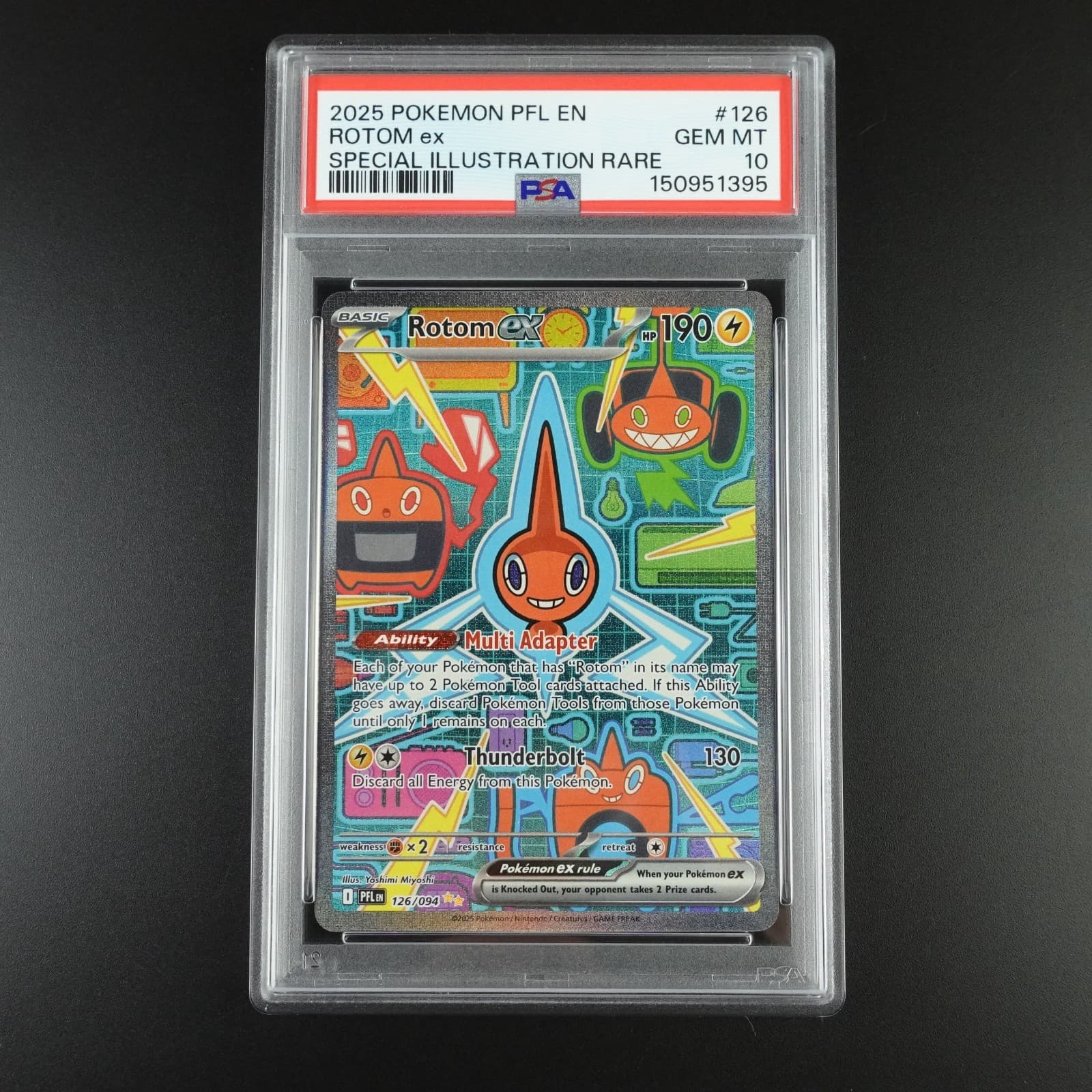 PSA 10 Rotom ex 126/094 Pokemon Phantasmal Flames Graded Card