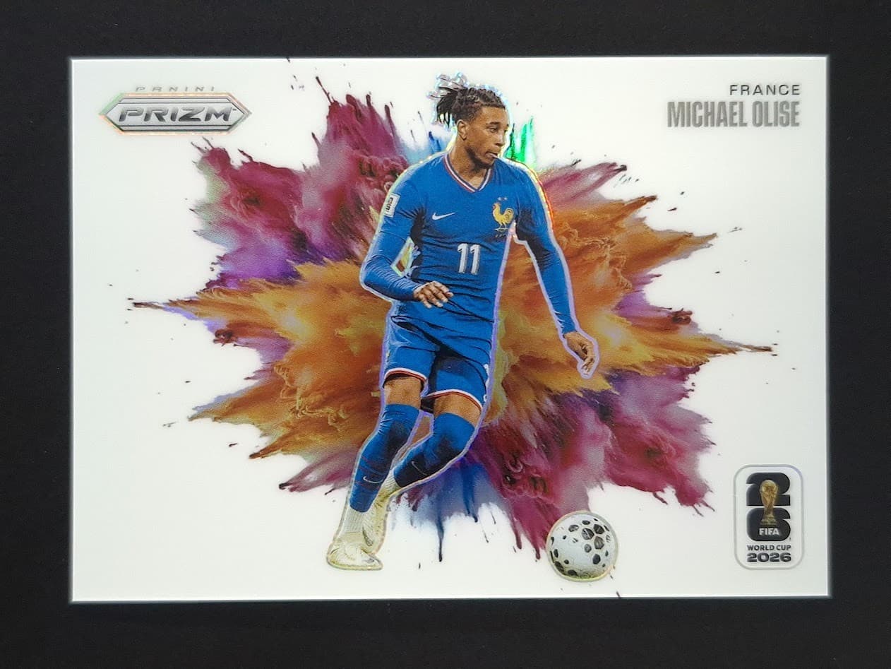 2026 Panini Prizm World Cup MICHAEL OLISE White Color Blast SSP Case Hit #12