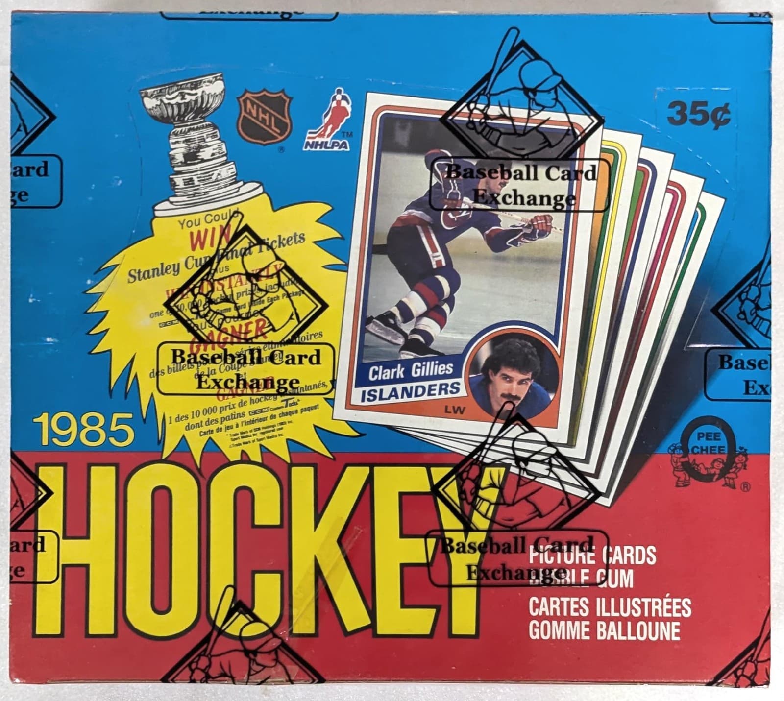 1984/85 O-Pee-Chee Hockey Wax Box (BBCE)