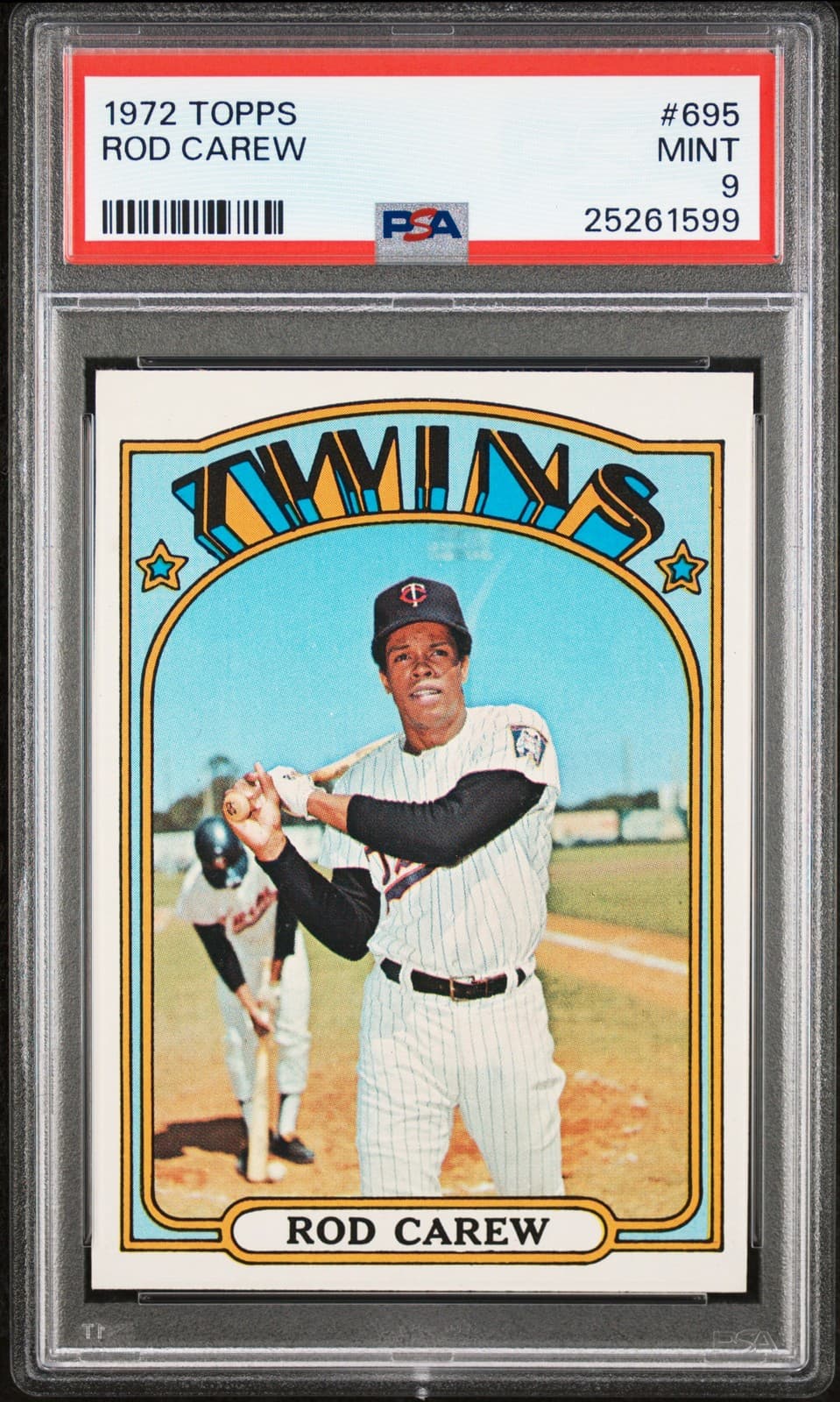 1972 TOPPS #695 ROD CAREW PSA 9