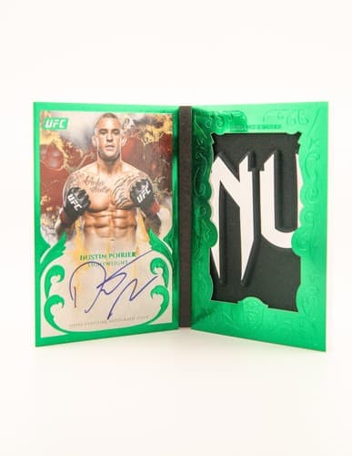 2025 Topps Royalty Collection UFC DUSTIN POIRIER Autograph Jumbo Patch Book 1/5