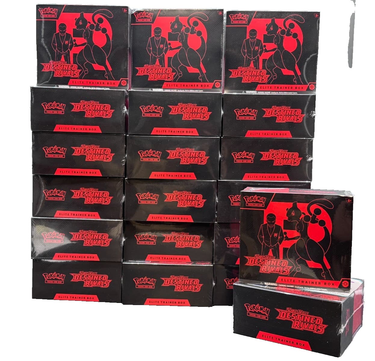 Lot of (20) Pokemon TCG Destined Rivals Elite Trainer Boxes SEALED ETB