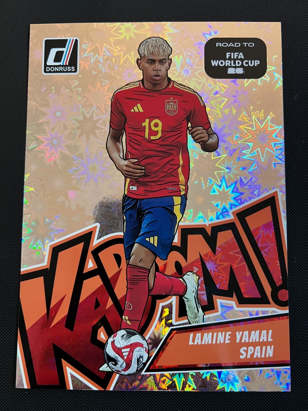 Lamine Yamal - 2025-26 Donruss Panini Road to World Cup - Kaboom Jumbo - Spain