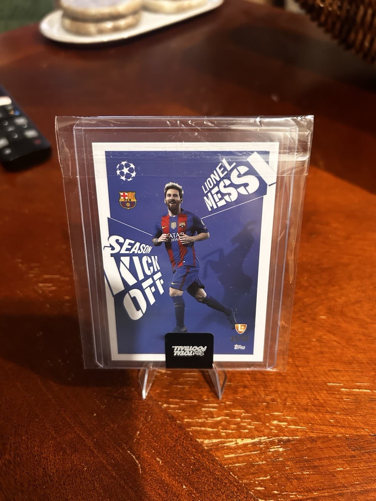 2025 Topps Total Football Season Kick-Off Lionel Messi /50 FC Barcelona