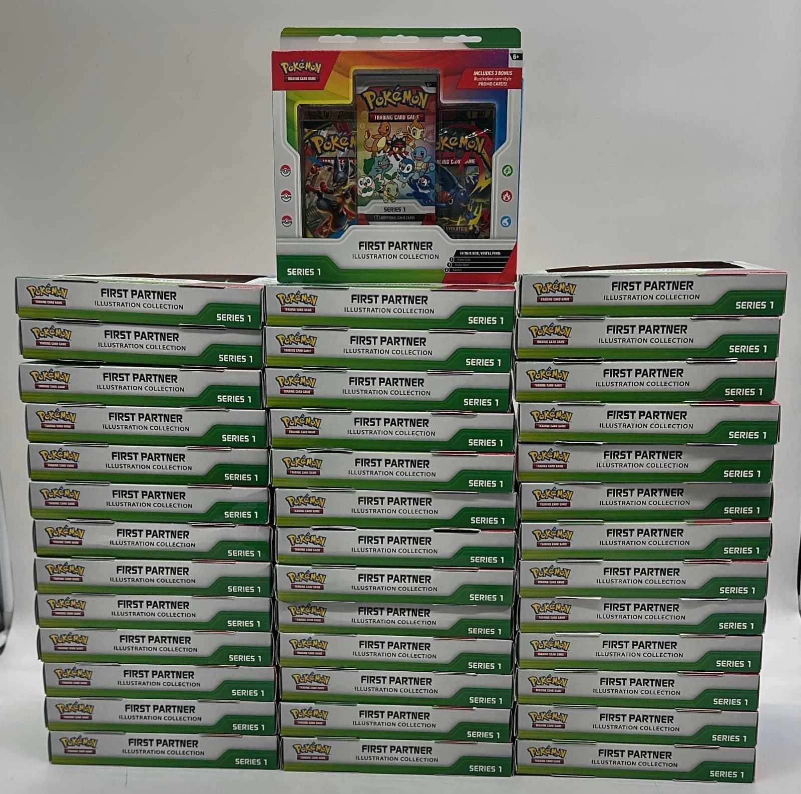 Lot of (40) Pokemon First Partner SERIES 1 Illustration Collection Boxes NEW