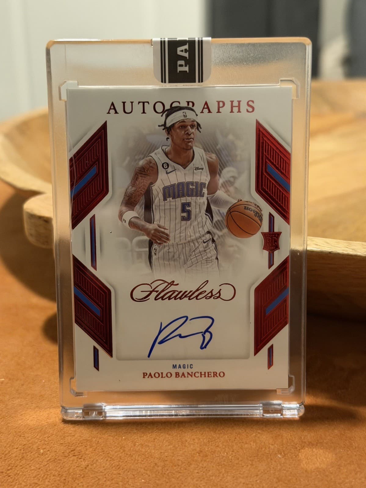 2022-23 Panini Flawless Paolo Banchero Rc Auto 2025 National Black Box 1/1