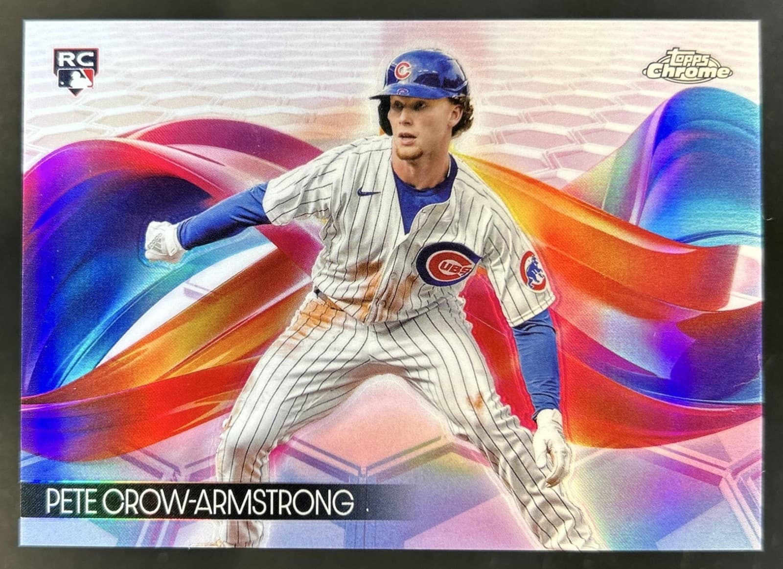 2024 Topps Chrome Pete Crow-Armstrong Helix Rookie RC #HX-15 Cubs