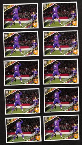 2018 Panini FIFA 365 Stickers #384 Cristiano Ronaldo 10ct Soccer Card Lot 1102E
