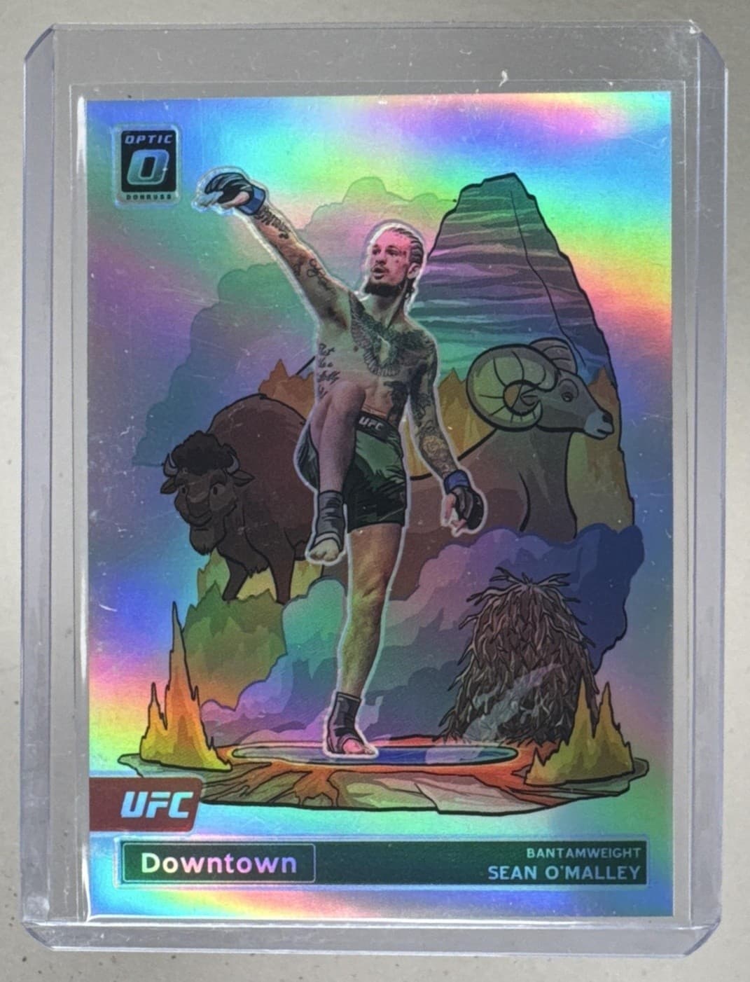Sean O'Malley 2023 Panini Donruss Optic UFC #2 Downtown! SSP