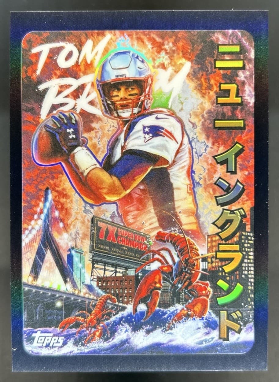 2025 Topps Chrome Tom Brady Kaiju SSP #KAI-1 Patriots