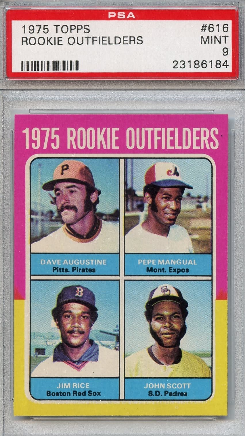 1975 Topps #616 Jim Rice Rookie HOF PSA 9 MINT