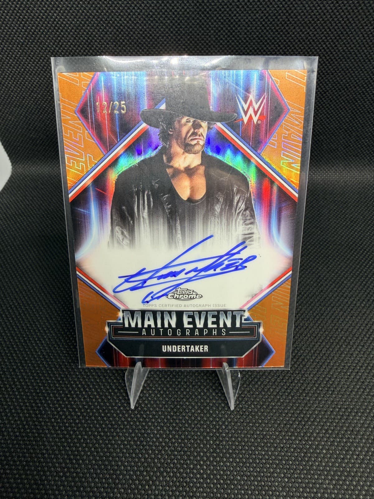 UNDERTAKER Auto /25 2026 Topps Chrome WWE Main Event Autographs #MEA-UT 🔥 SSP