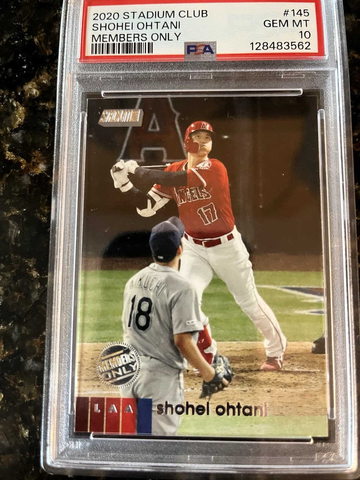 2020 STADIUM CLUB Members Only #145 SHOHEI OHTANI  PSA 10 RARE!! CASE HIT/ POP-3